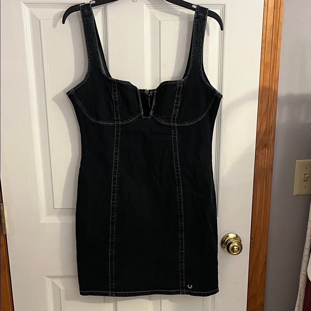 True Religion Dark Blue Denim Mini Dress